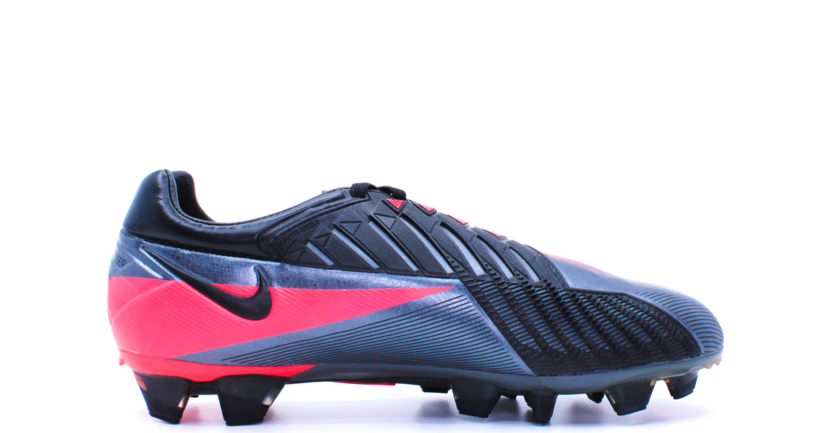 Nike T90 Laser 4 FG Black/Pink (472552-061) â Retro Soccer Cleats