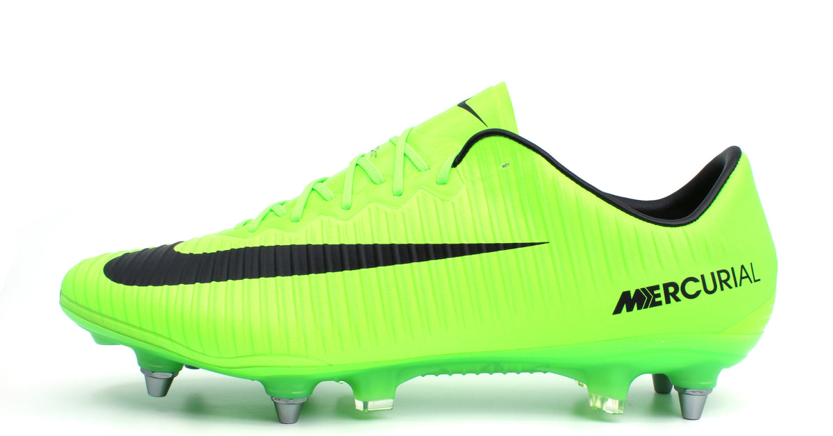 Nike Mercurial Vapor 11 SG Electric Green/Black/Flash (831941 – Retro Soccer Cleats