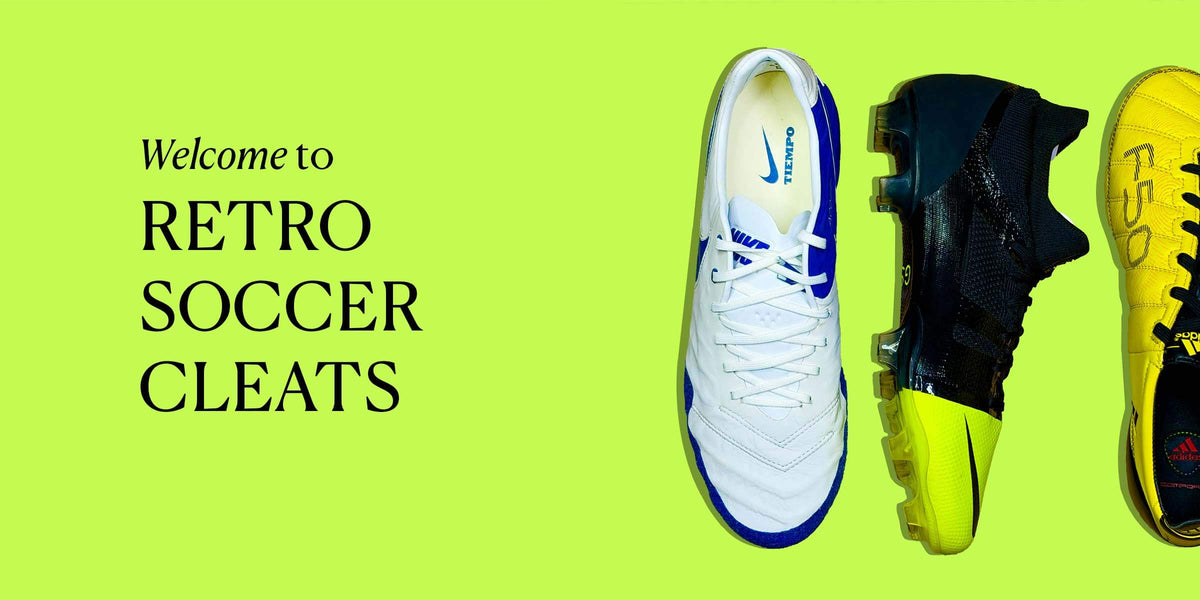 Retro Soccer Cleats: vintage Nike and adidas football boots