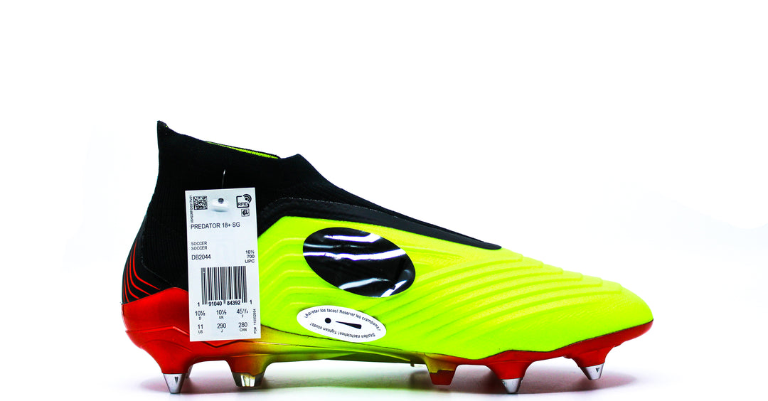 Adidas Predator 18+ SG Solar Yellow/Core Black/Solar Red