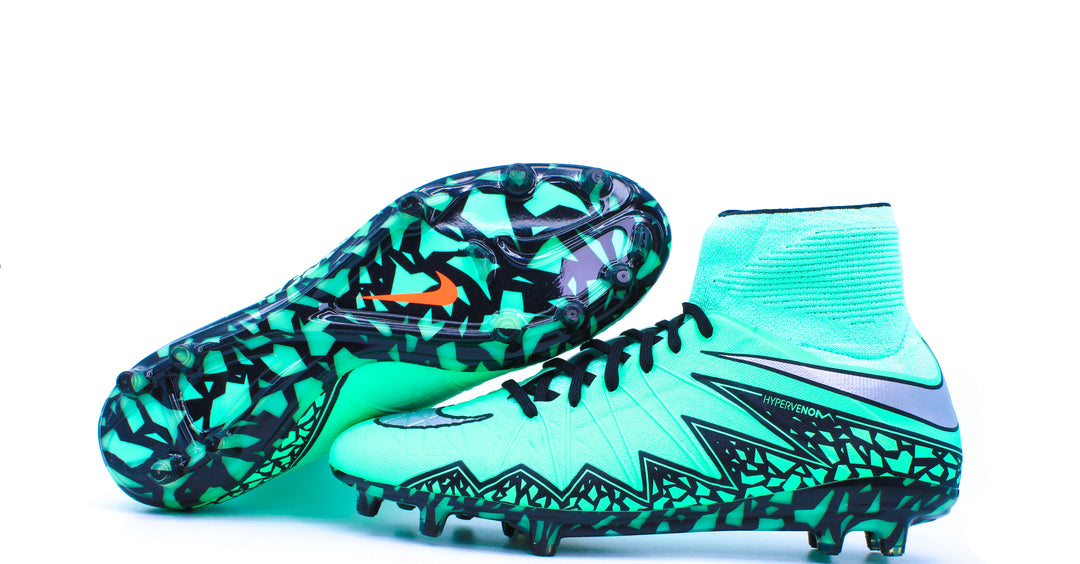 Nike Hypervenom Phantom 2 FG Green Glow Metallic Silver Hyper Orange Black 747213 309