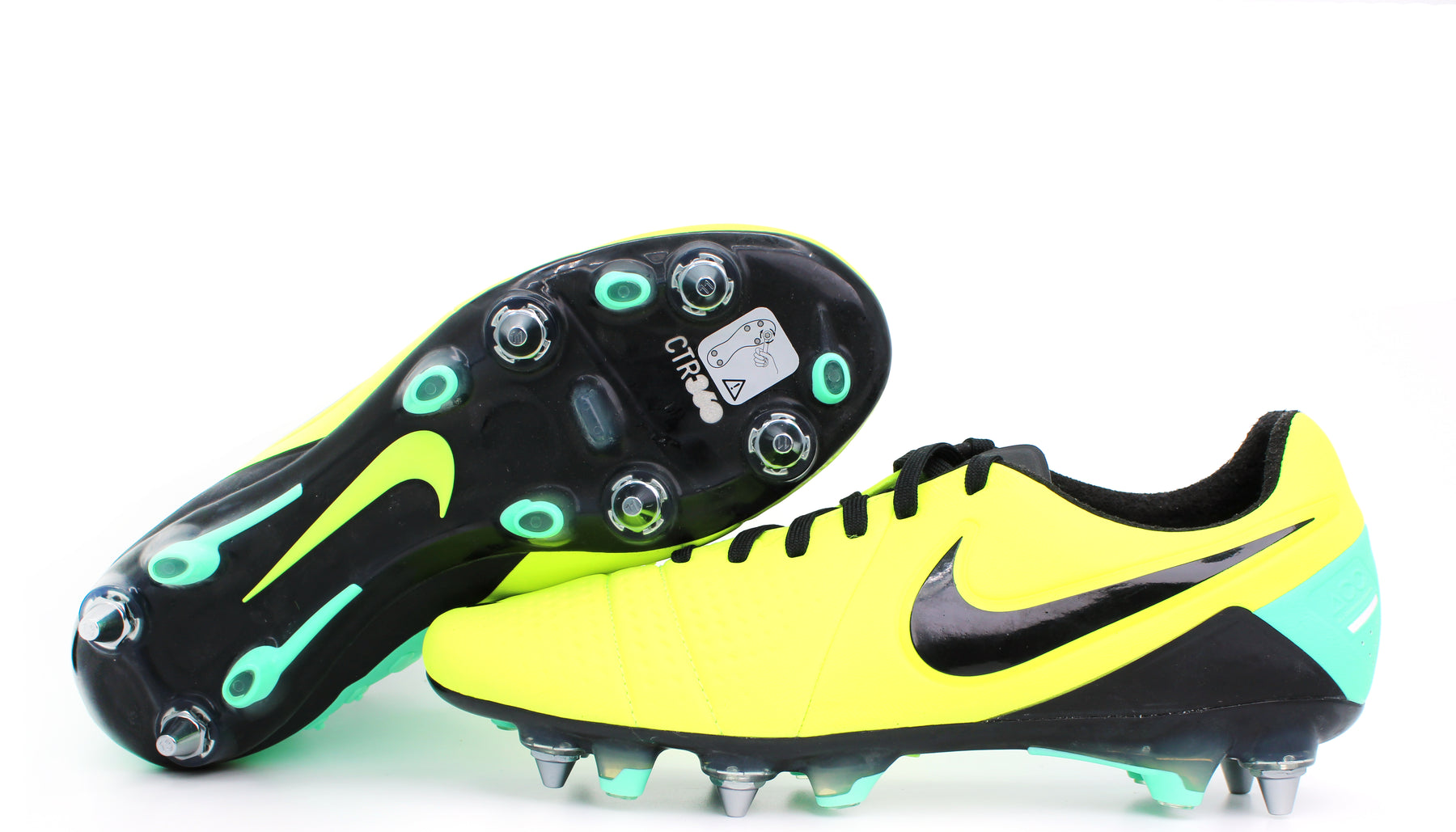 Nike CTR360 Maestri 3 SG Volt/Green/Black (525158-703) Retro Soccer