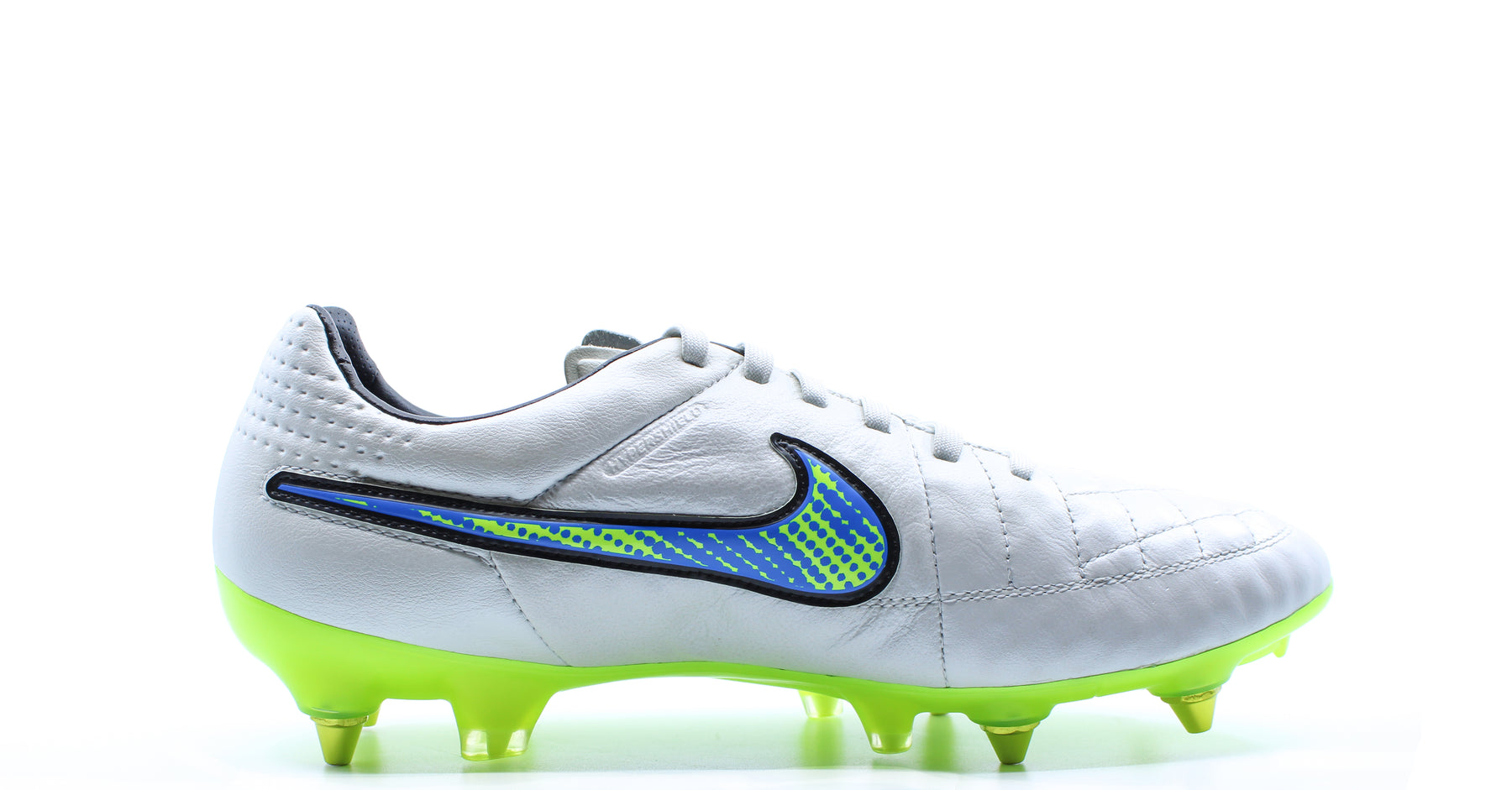 Ten cuidado Abrumador familia real Nike Tiempo Legend 5 SG Pro White/Volt/Solar/Black (631614-175) – Retro  Soccer Cleats