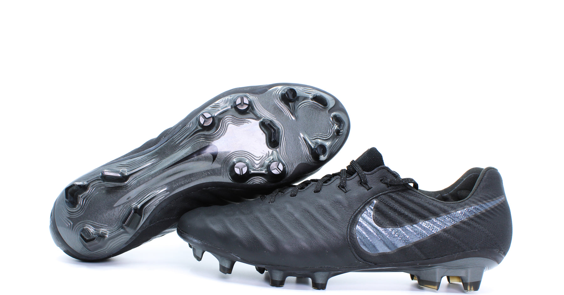 Nike Tiempo Legend 7 FG Skin Black/Black – Retro Soccer Cleats