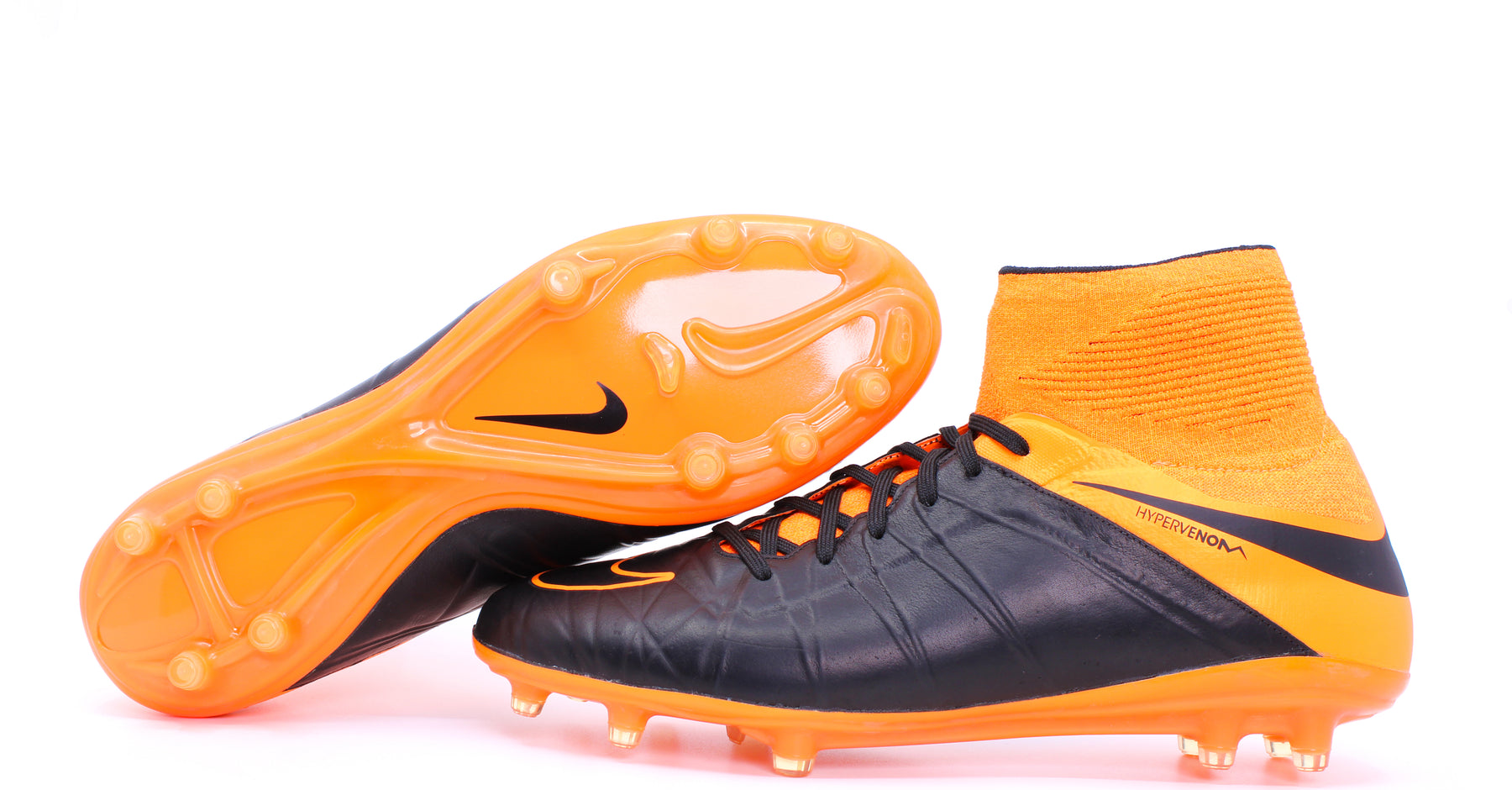 Nike Hypervenom Leather FG Orange/Total Orange ( – Retro Cleats