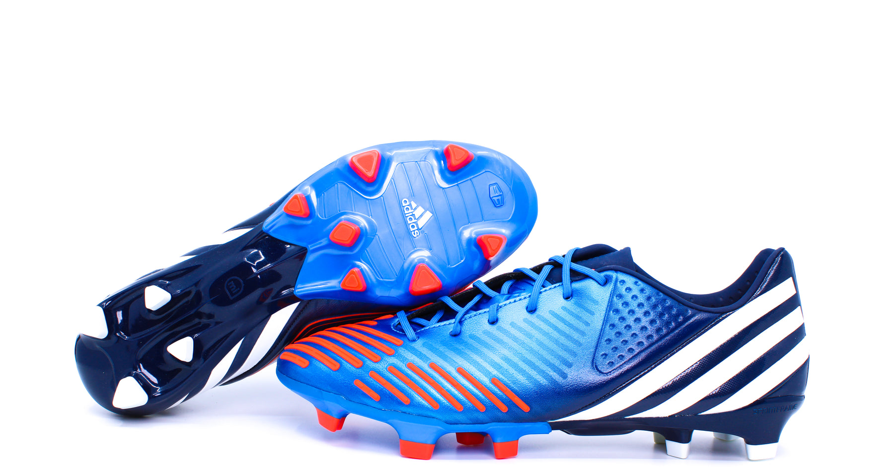 in de rij gaan staan Enten Tomaat Adidas Predator LZ TRX FG Blue/White/Infrared (V20975) – Retro Soccer Cleats