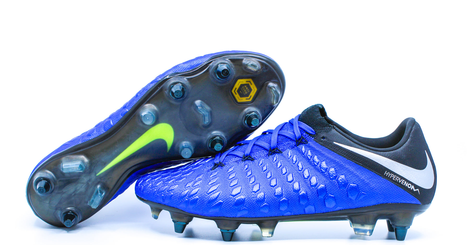 Traditionel Bounce Idol Nike Hypervenom Phantom 3 Elite SG Pro AC Racer Blue/Metallic Silver/B –  Retro Soccer Cleats